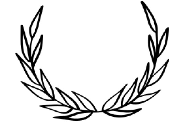 Elegant Black Laurel Wreath