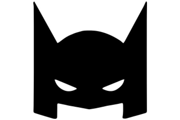 Stylized Black Cat Icon