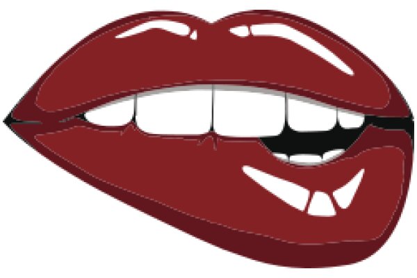 Vivid Red Lipstick Logo