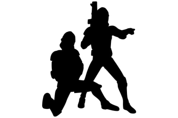 A Silhouette of a Heroic Duo