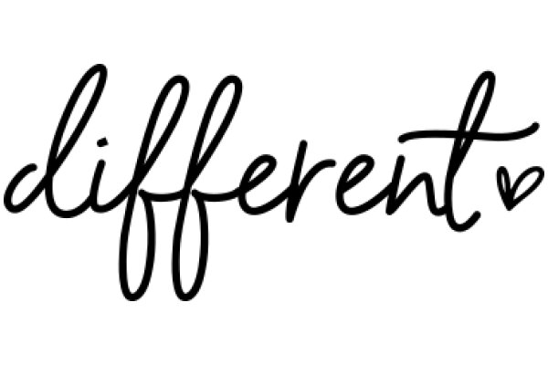 Different: A Visual Exploration of the Word 'Different'