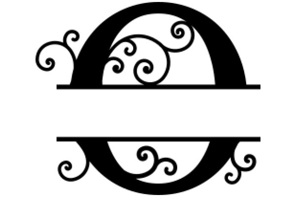 Stylized Logo with Swirls and Curves