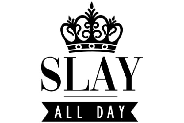 Sleek and Elegant: The SLAY All Day Logo