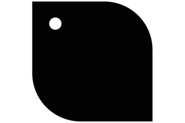 Simplistic Black Icon with a White Circle