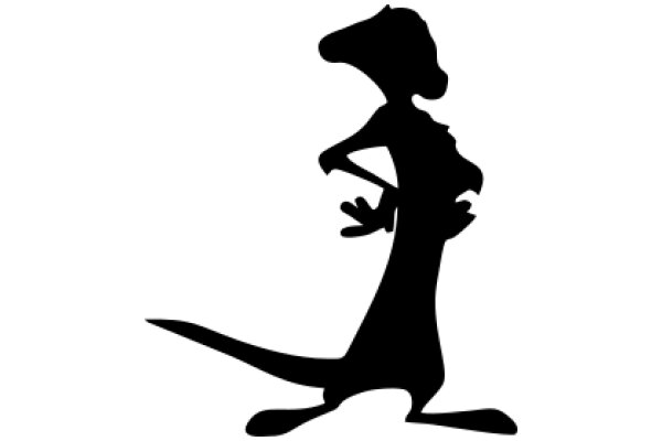 Silhouette of a Cartoon Character