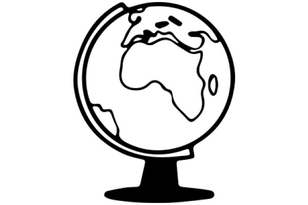 A Globe with a Heart-shaped Australia