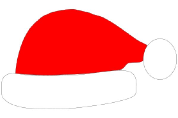 A Red and White Santa Hat