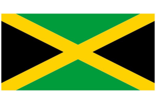 Vibrant Flag of Jamaica