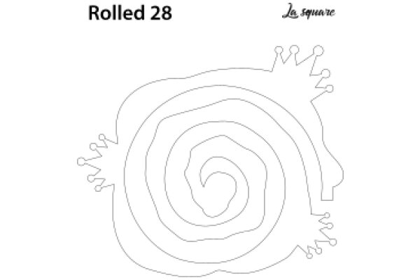 La Square Rolled 28: A Visual Exploration of Geometric Patterns