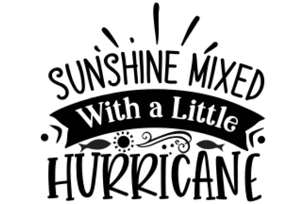 Sunshine Mixed with a Little Hurricane: A Graphic Design for a T-Shirt