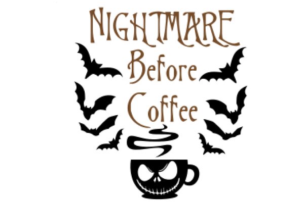 Nightmare Before Coffee: A Darkly Themed Coffee Mug