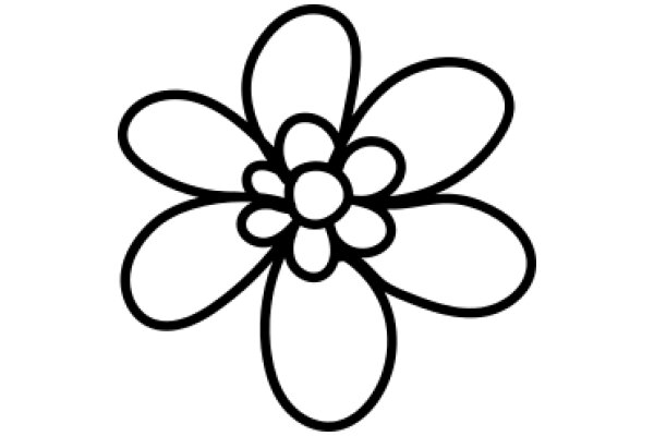 Stylized Flower Design in