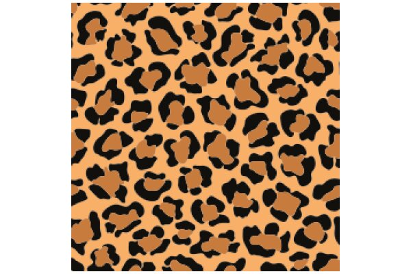 Vibrant Leopard Print Wallpaper