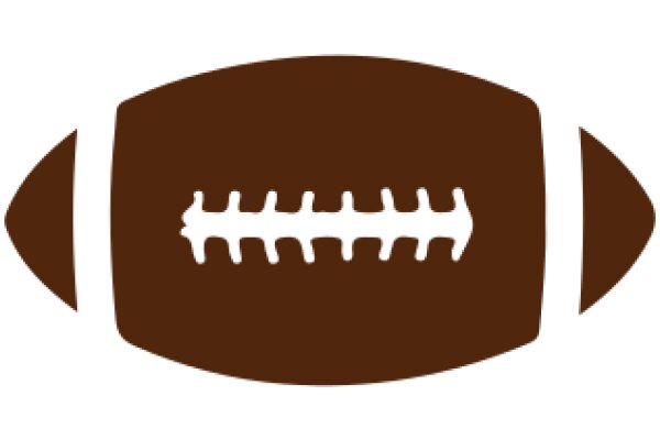 A Simplistic Brown Football Icon