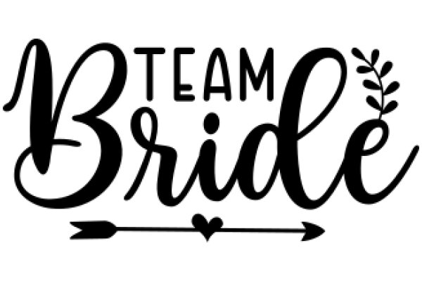 Team Bride: A Graphic Design for a Wedding Theme