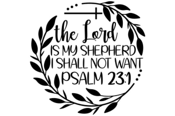 The Lord is My Shepherd, I Shall Not Want: Psalm 23:1