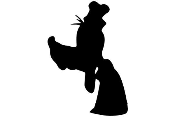 Silhouette of a Pirate Figure