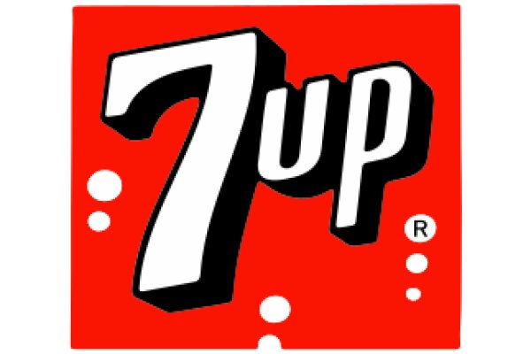 Vintage Red and White 7-Up Logo