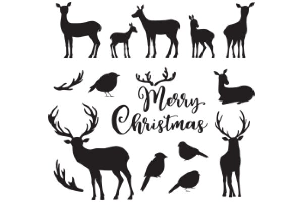 Merry Christmas: A Silhouette Celebration of the Animal Kingdom