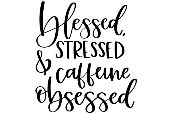 Blessed, Stressed, and Caffeine Obsessed