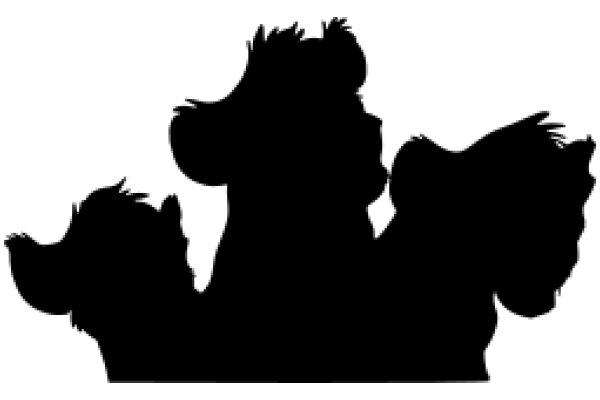 Silhouette of a Character with a Companion