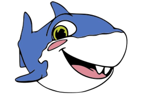 A Friendly Blue Shark with a Big Smile