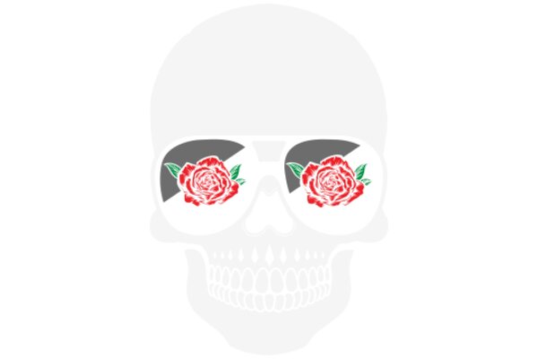 A Skull with a Rose: A Symbol of Love and Death