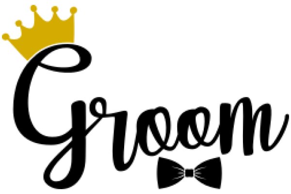 Groom's Crown and Bowtie Logo