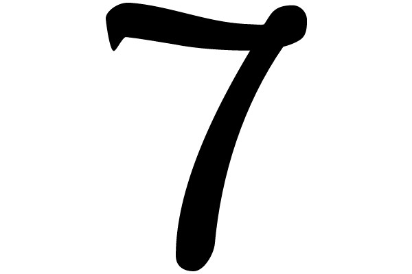 Simplistic Number Seven