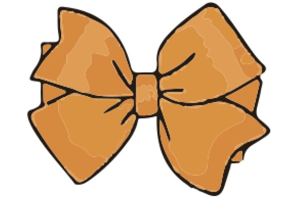 A Stylish Orange Bow Tie