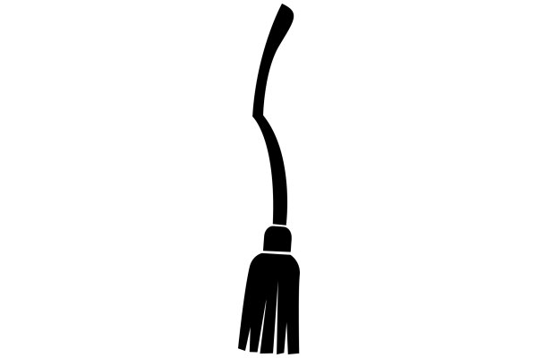 Stylized Icon of a Broom