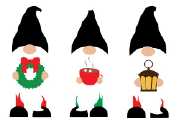 A Collection of Festive Holiday Symbols