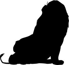 The Silhouette of a Lion: A Symbol of Strength and Majesty