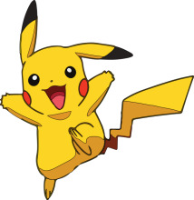 Pikachu's Joyful Celebration: A Delightful Cartoon Illustration