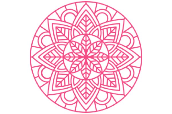 Intricate Pink Mandala Design