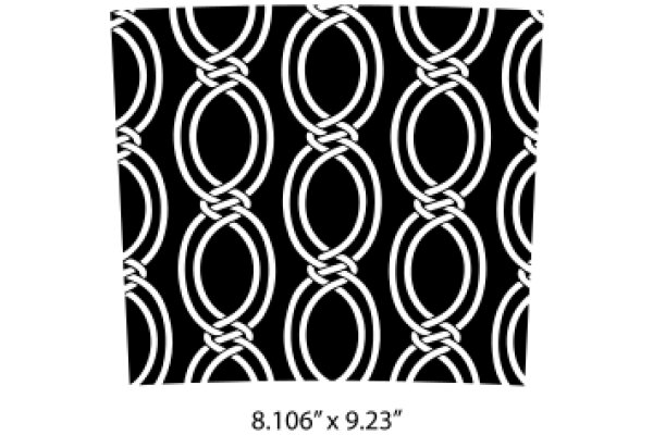 Stylish Patterned Wall Art with Rope Design