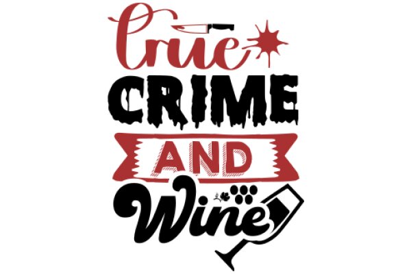 True Crime and Wine: A Graphic Design for a Mystery-Themed Event