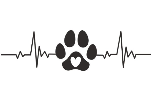 Electrocardiogram with Paw Prints: A Unique Medical Imaging