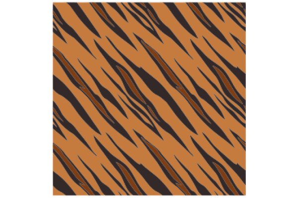 Vibrant Tiger Stripe Pattern