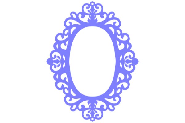 Elegant Oval Mirror with Decorative Frame