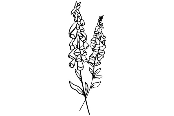 A Illustration of Two Plant Species