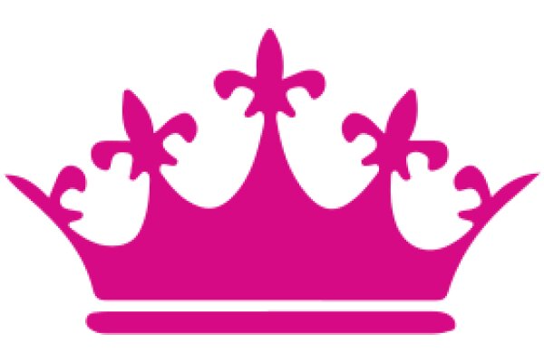 Pink Crown with Butterfly Designs