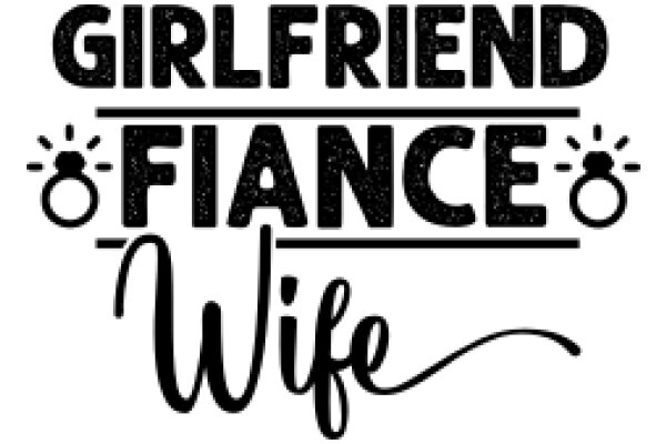 Girlfriend Fiance Wife: A Graphic Design Showcasing the Journey of Love and Commitment