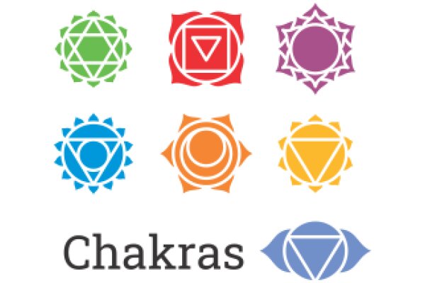 A Collection of Colorful Chakra Symbols