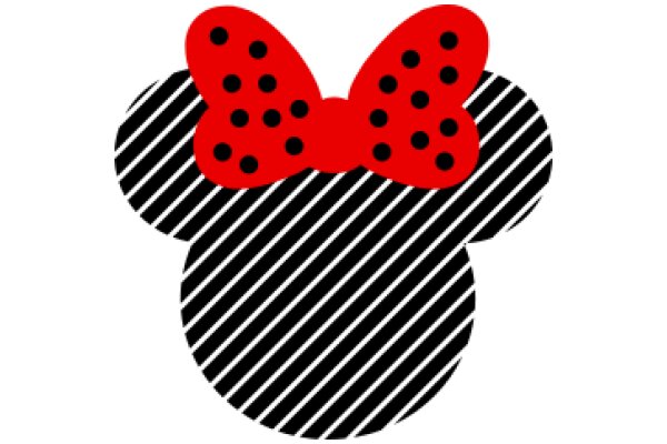 Stylish Minimalist Mickey Mouse Ear Design