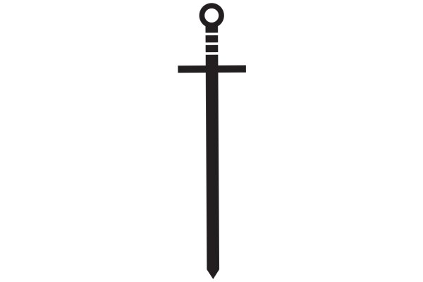 A Minimalist Icon of a Sword