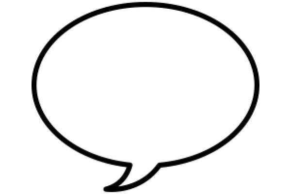 A Simple Speech Bubble Icon