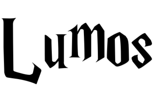 Stylized Text Art: The Name 'Lumos' in an Elegant, Gothic Font