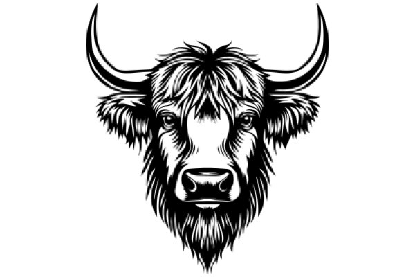 Stylized Bull Head Design