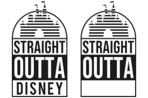 Straight Outta Disney: A Playful Take on the Iconic Disney Logo